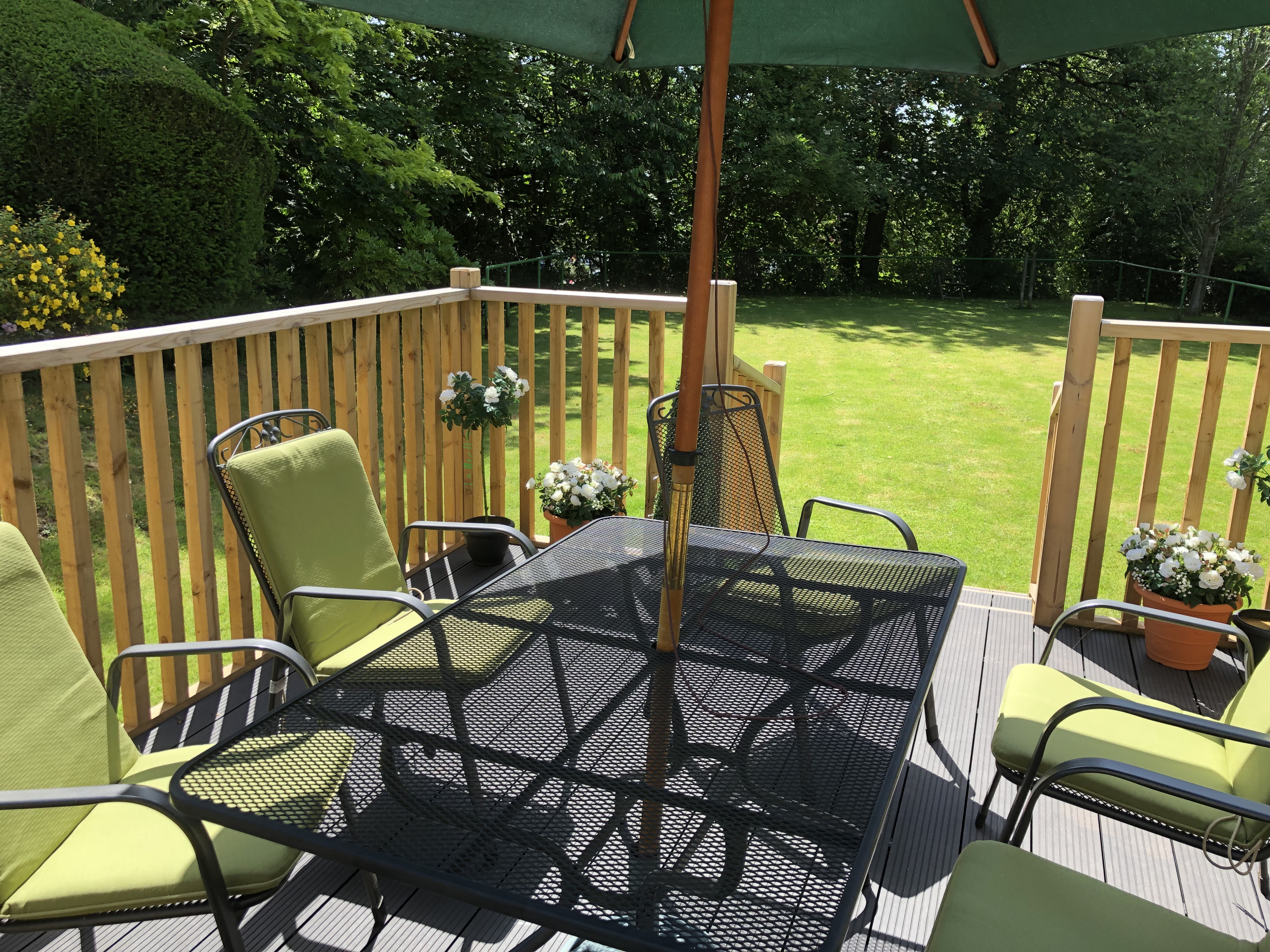 Our garden and decked area is a wonderful place to spend time