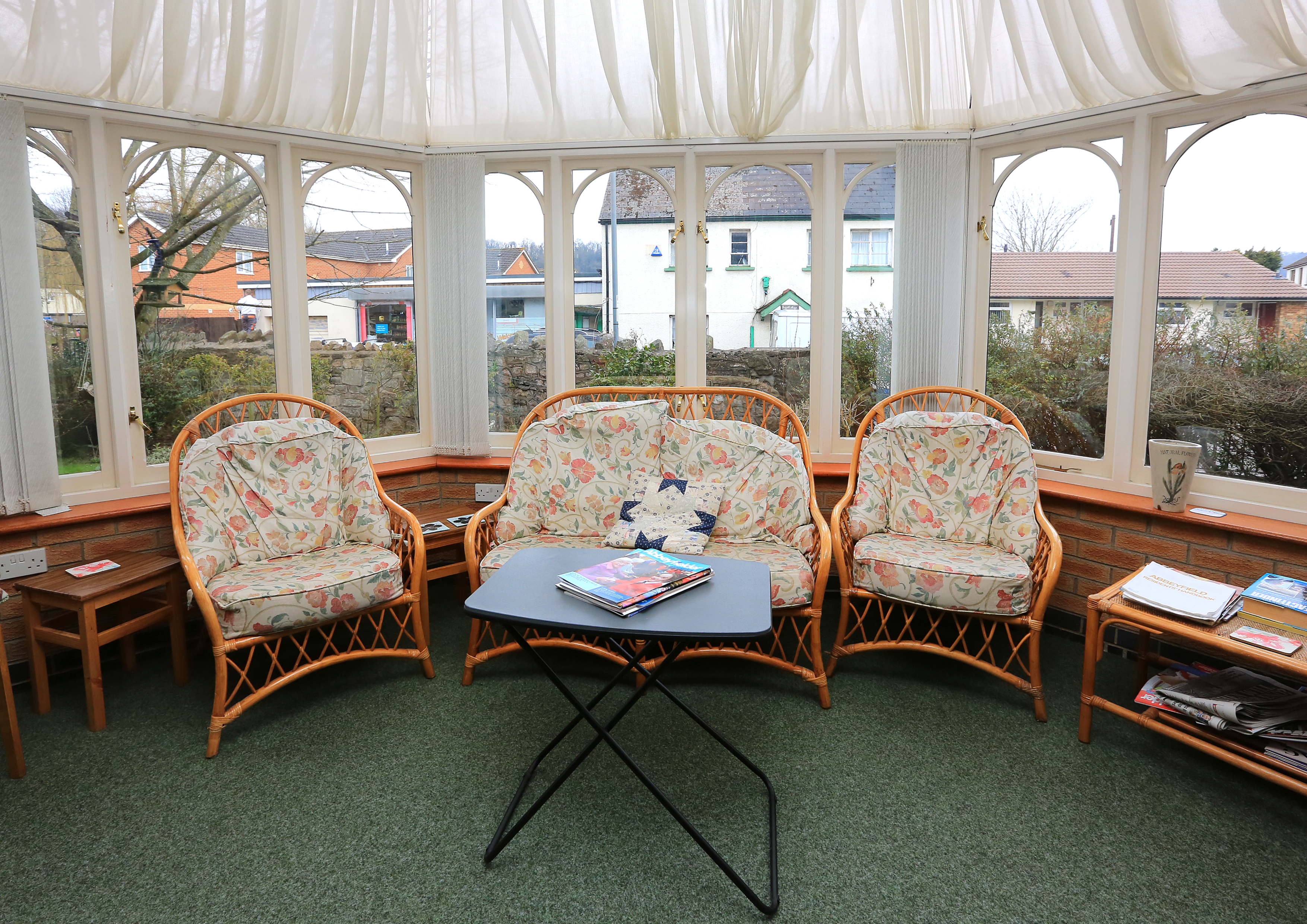 Our conservatory at Abbeyfield Monmouth